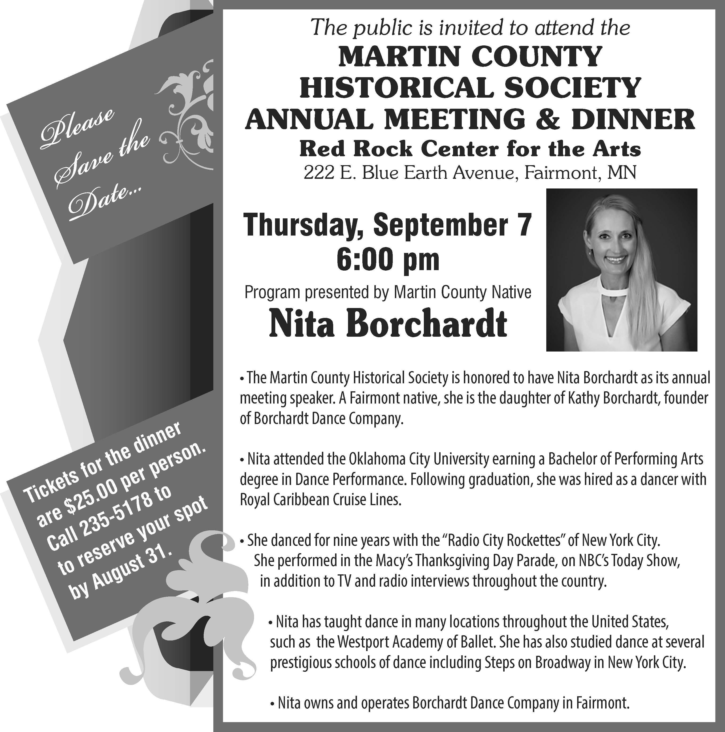 Nita Borchardt - 2023 MCHS Annual Meeting